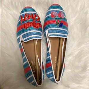 Kate Spade Mon Cherie Multicolor Striped Women's Loafers